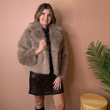 Eloise Mock Neck Sequin Dress