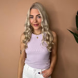 Maria Rib Crew Neck Tank