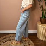 Baggy Wide Leg Crop