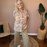 Meg High Rise Wide Leg Toast