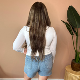 Sanna LS Sweetheart Neck Top