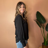 Sylvie Flowy Satin Blouse