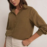 Kaili Gauze Button Up