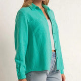 Kaili Gauze Button Up