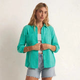 Kaili Gauze Button Up
