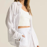 Kaili Gauze Button Up