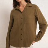 Kaili Gauze Button Up