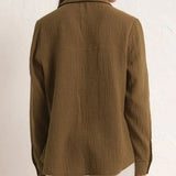 Kaili Gauze Button Up