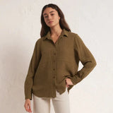 Kaili Gauze Button Up