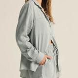 Kaili Gauze Button Up
