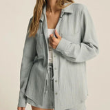 Kaili Gauze Button Up