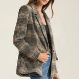 Kingston Relaxed Plaid Blazer