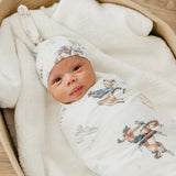 Newborn Top Knot Hat