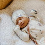 Newborn Top Knot Hat