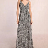 Lexy Long Leopard Dress