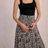Lexy Leopard Long Skirt