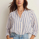 Perfect Linen Stripe Top