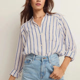 Perfect Linen Stripe Top