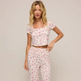 Flower Market Ditsy Pointelle Tee