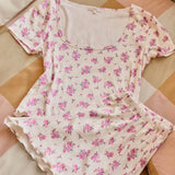 Flower Market Ditsy Pointelle Tee