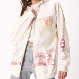 Mushroom Zip Hoodie