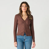 Nissa Textured Twist Front Top