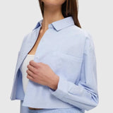 Cropped Oxford Shirt