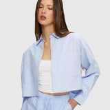 Cropped Oxford Shirt