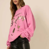 Forecast Pouring Foil Sweatshirt