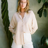 Perfect Linen Stripe Top