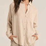 Perfect Linen Stripe Top
