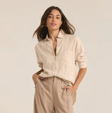 Perfect Linen Stripe Top