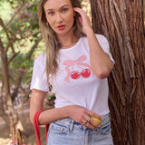 Double Cherries Baby Tee