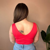 Valentina V Neck Bodysuit