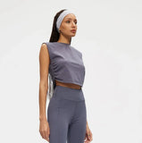 Ruched Sleeveless Top
