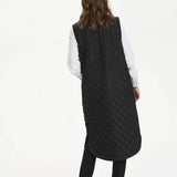 Severina Quilted Long Vest