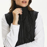 Severina Quilted Long Vest