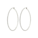Sidney Crystal Hoop Earrings
