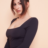 Stacy L/S Square Neck Bodysuit
