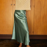 Davina Satin Maxi Skirt
