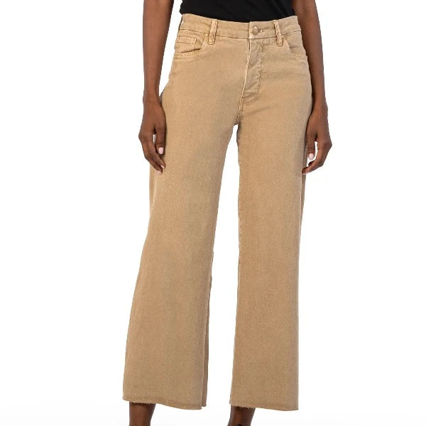 Meg High Rise Wide Leg Toast