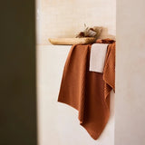 Geometry Waffle Hand Towel