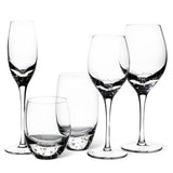 White Wine Glass w Bubble Sham