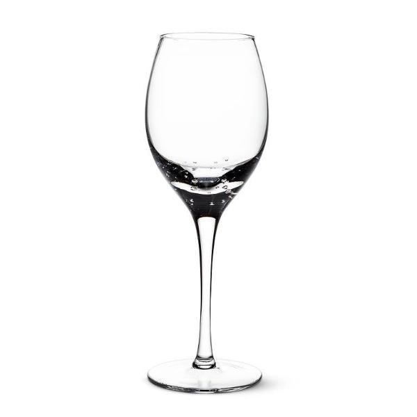 White Wine Glass w Bubble Sham