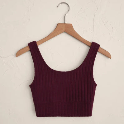 Zoe Rib Tank Bra