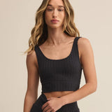 Zoe Rib Tank Bra