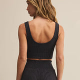 Zoe Rib Tank Bra