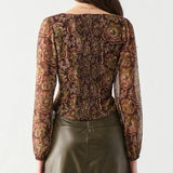 Zoey Square Neck Blouse