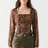 Zoey Square Neck Blouse