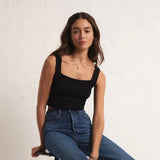 Andez Crinkle Stretch Knit Tank